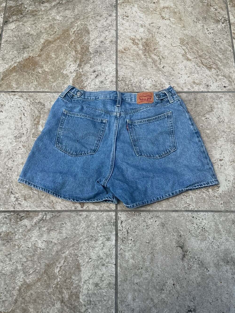 Levi's Cinch Shorts Denim Blue Size 33